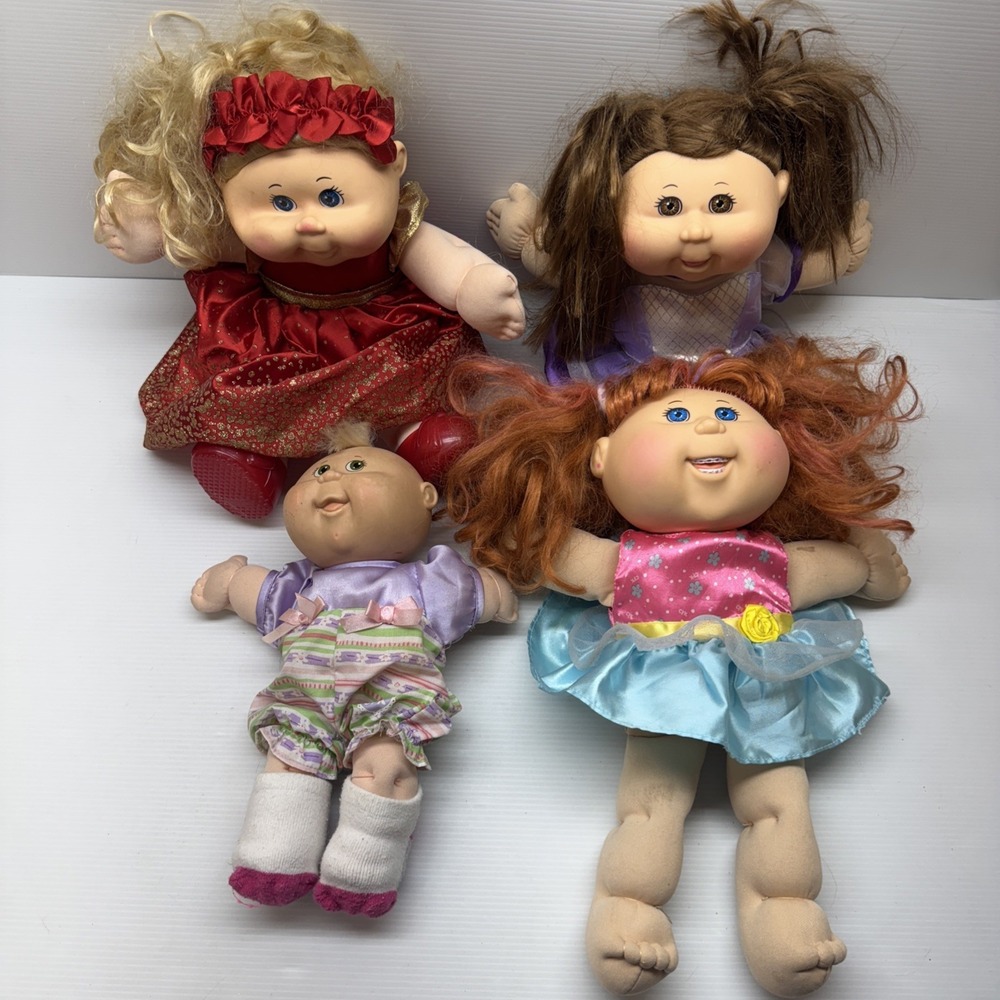 Cabbage Patch Kids Doll Lot of 4 2004–2013 Y2K Era‎